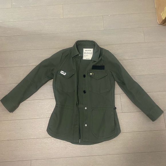 Zadig & Voltaire Kayak Skull Military Jacket
